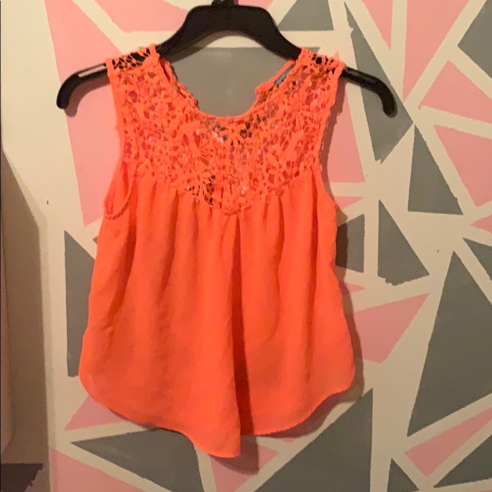 Orange tank top